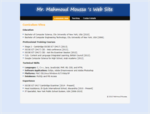 Tablet Screenshot of mahmoudmoussa.net